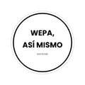 Wepa Así Mismo — Sticker