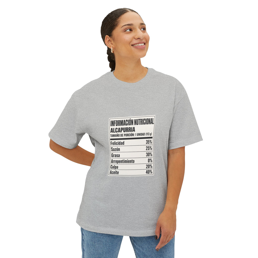 Información Nutricional: Alcapurria — Camiseta