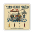 Permiso Oficial de Piragüero — Sticker