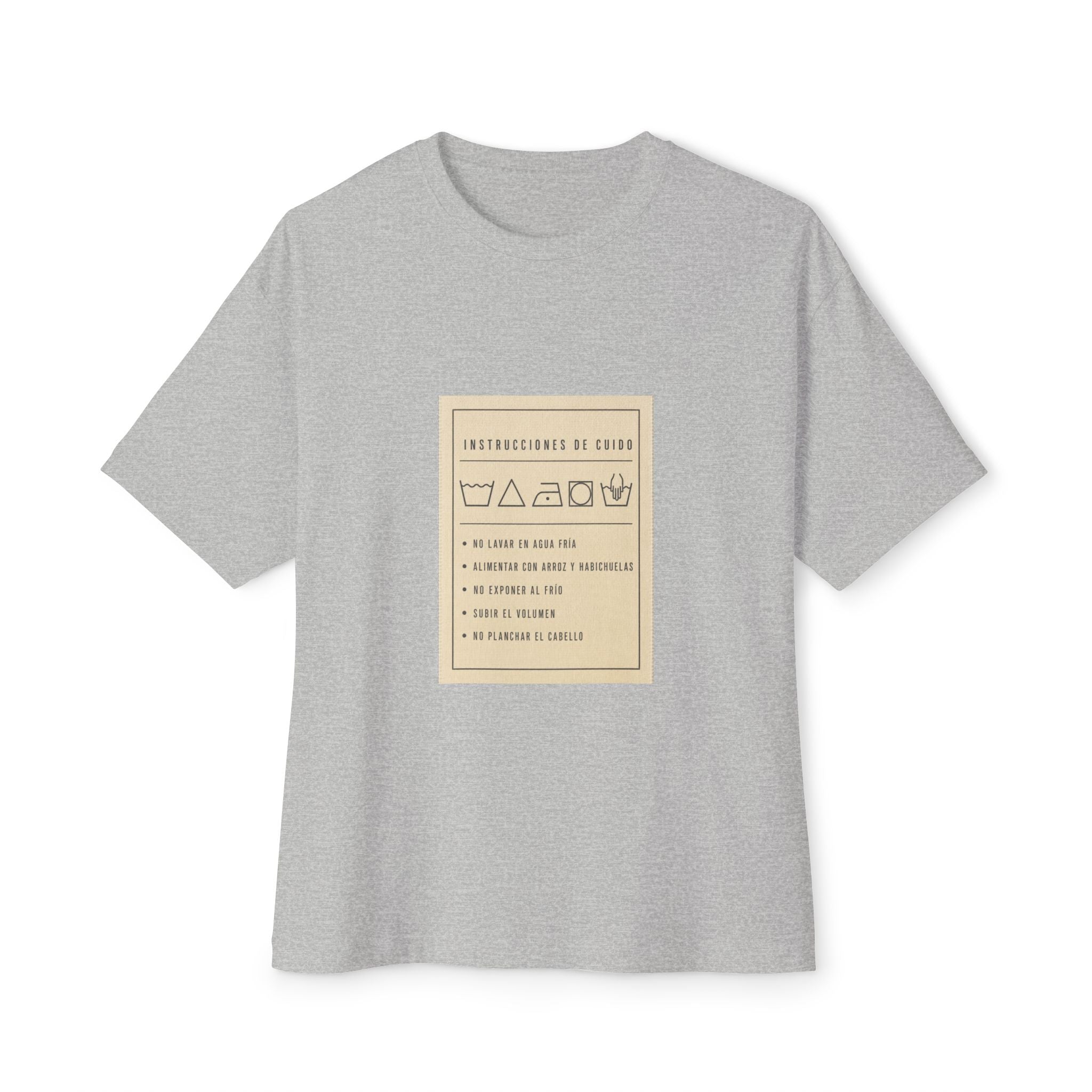 Instrucciones de Cuido — Camiseta
