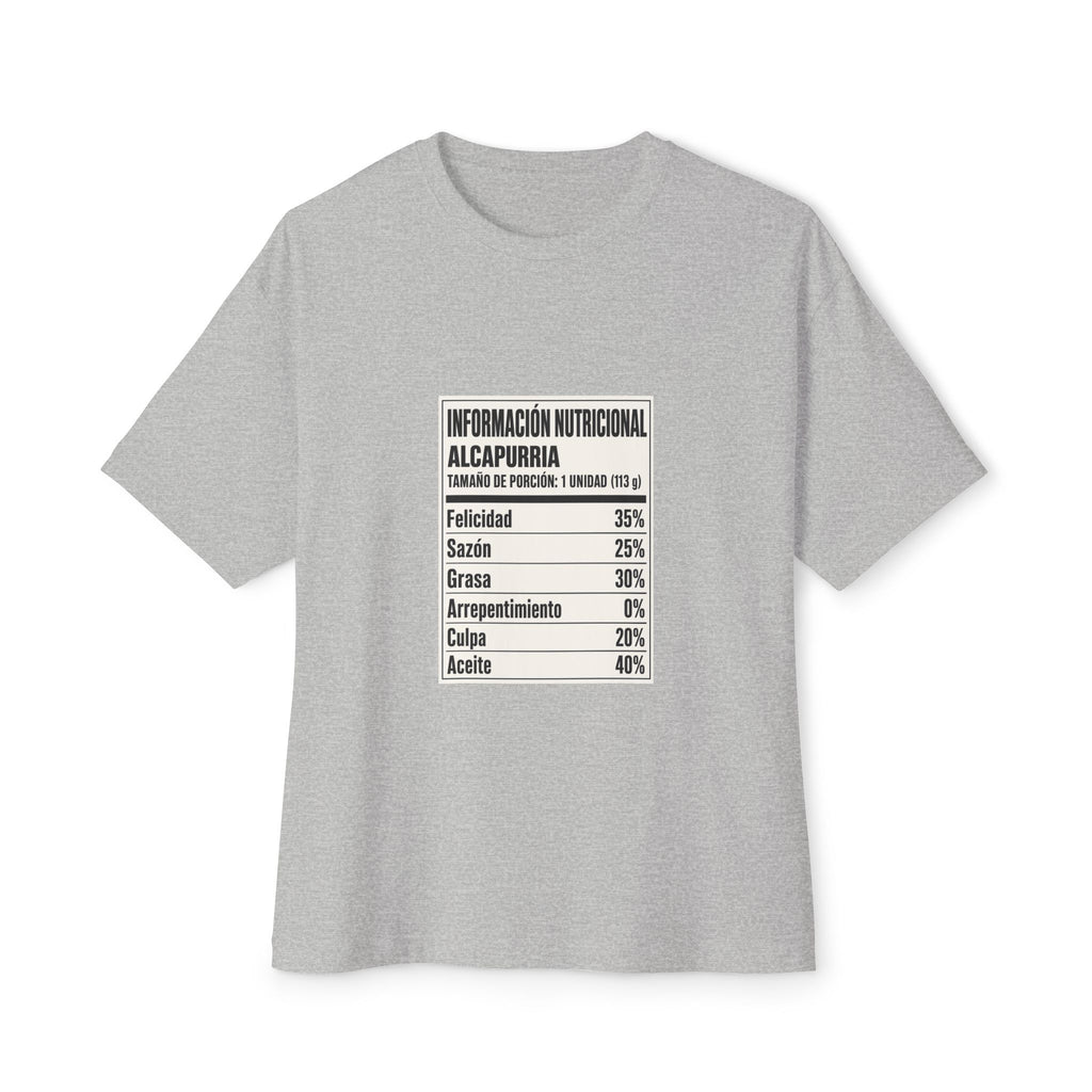 Información Nutricional: Alcapurria — Camiseta