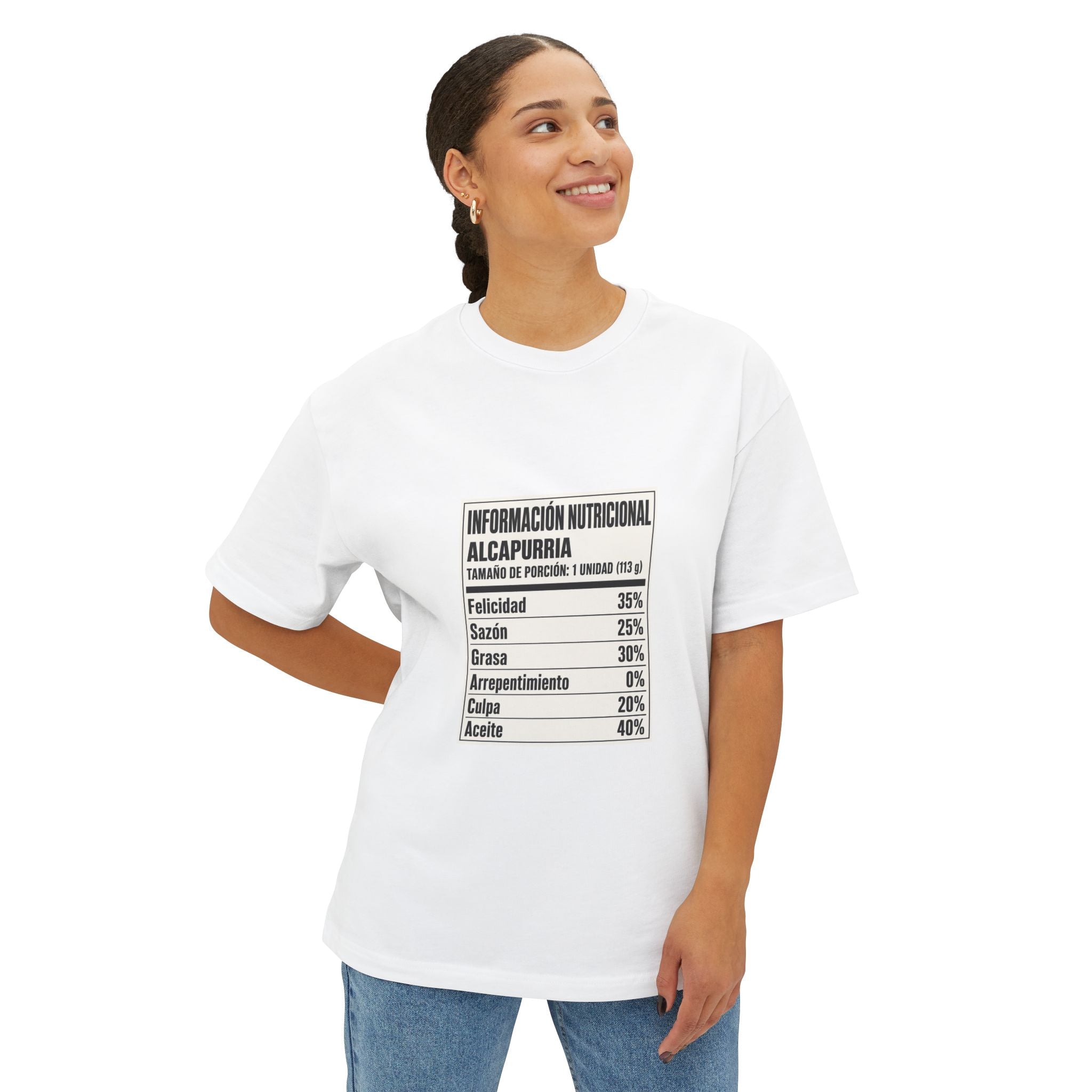 Información Nutricional: Alcapurria — Camiseta