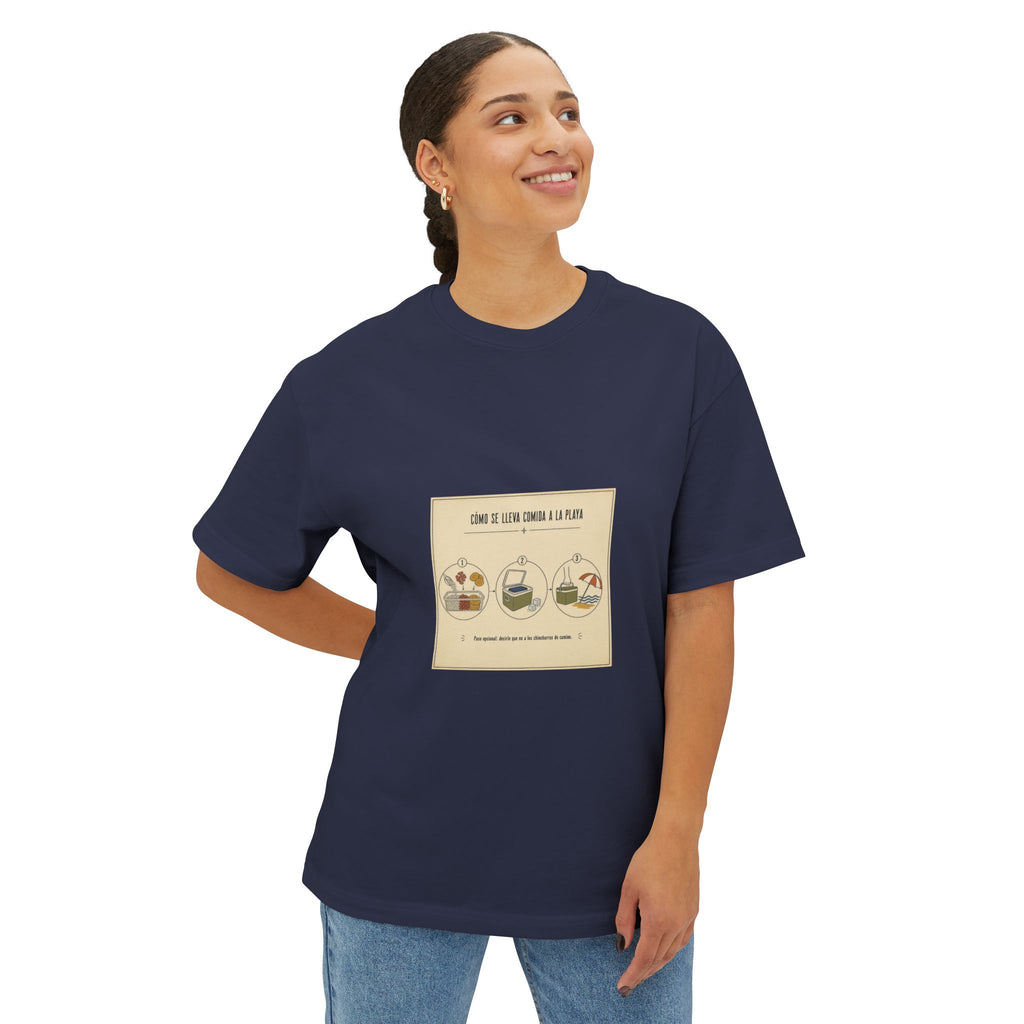 Cómo Se Lleva Comida a la Playa — Camiseta
