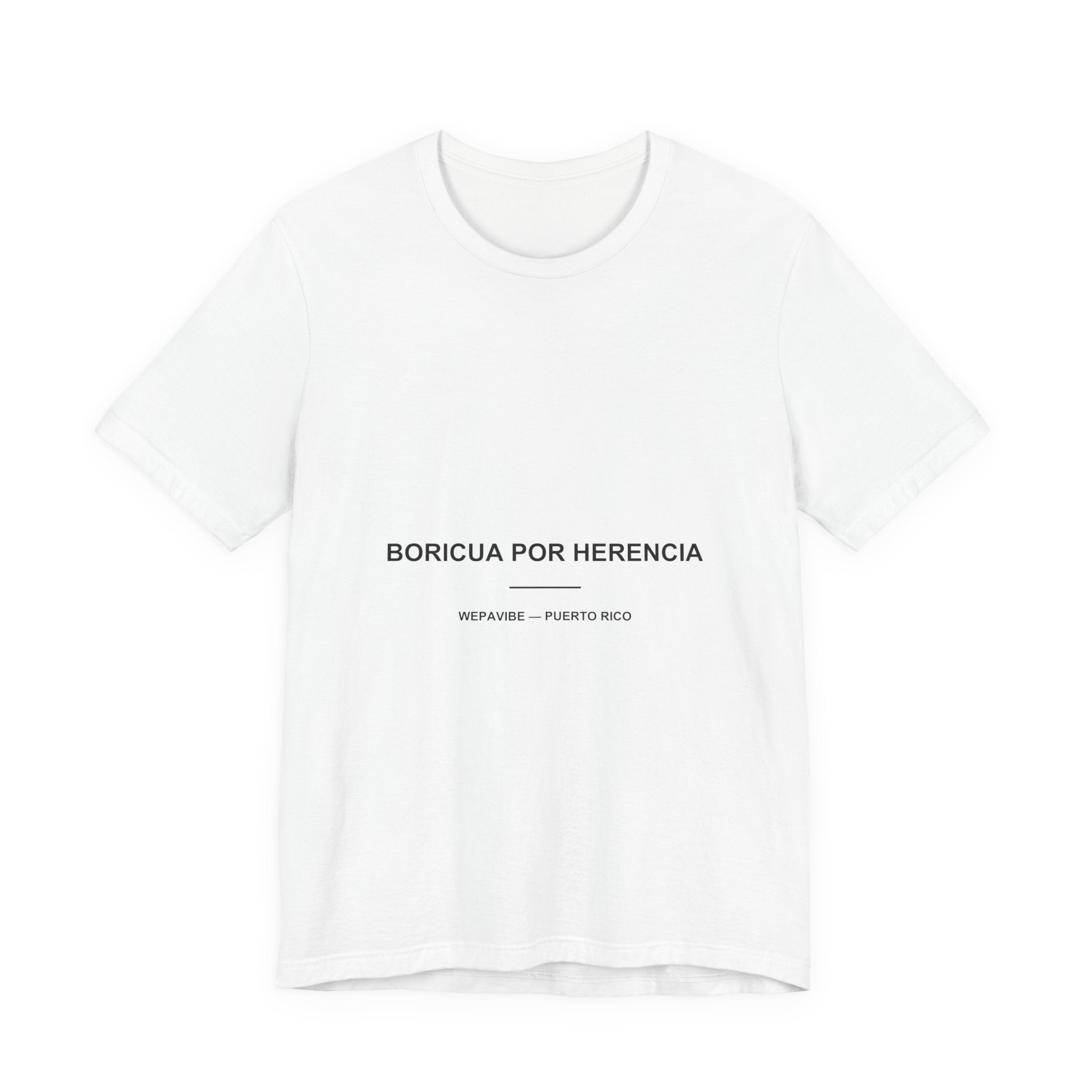 Boricua Por Herencia — Camiseta