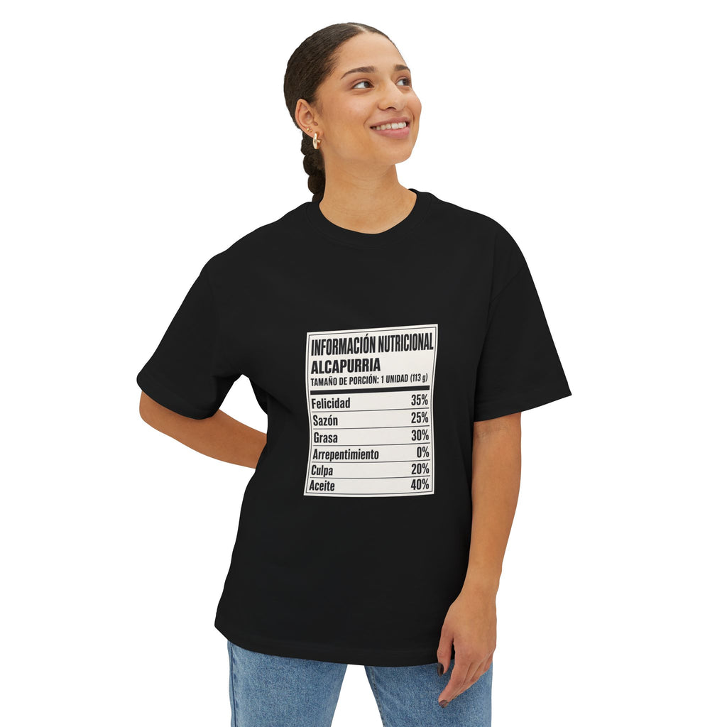 Información Nutricional: Alcapurria — Camiseta