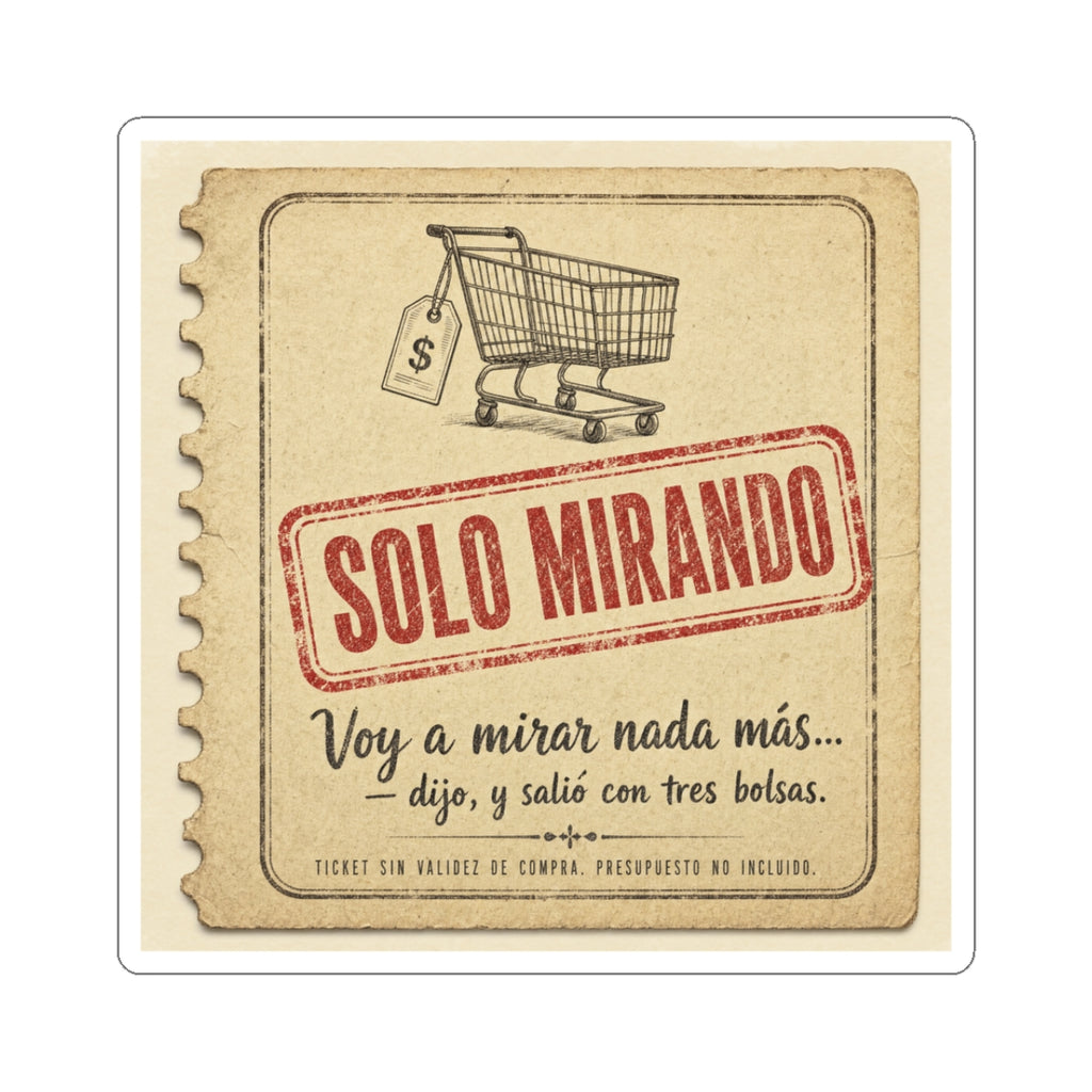 Solo Mirando — Sticker