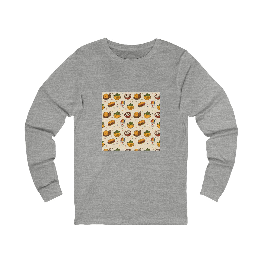 Patrón Comida Boricua — Camisa Manga Larga