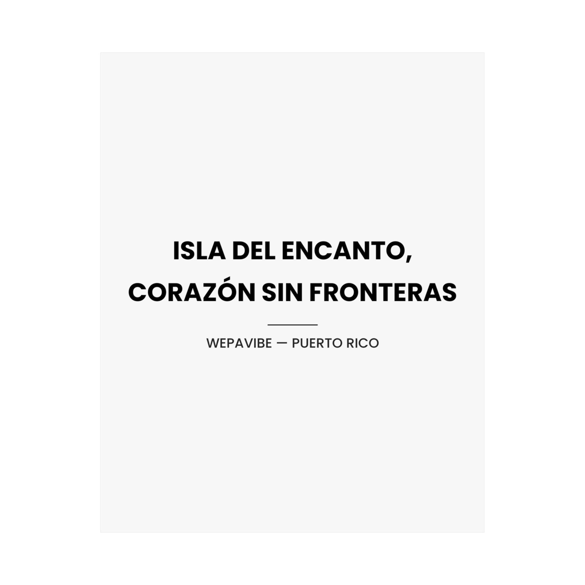 Isla del Encanto — Póster