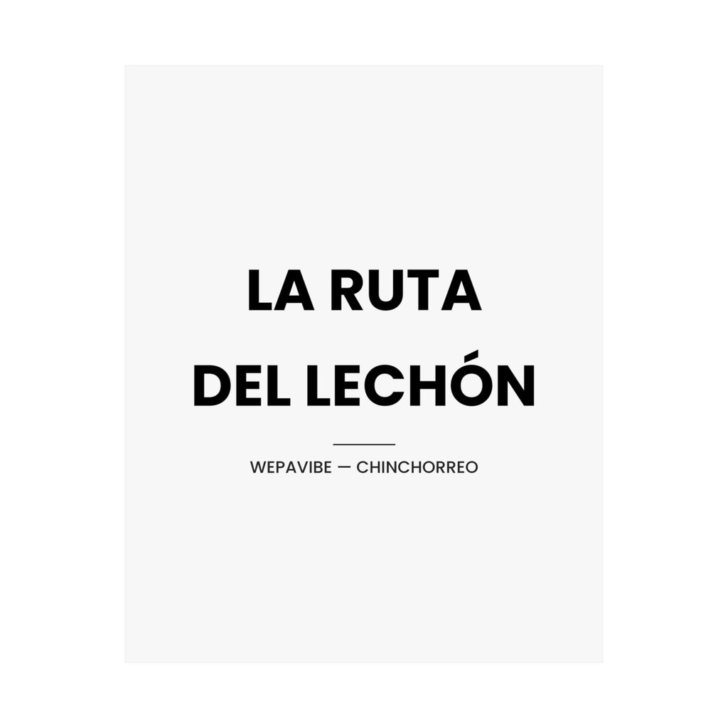 La Ruta del Lechón — Póster