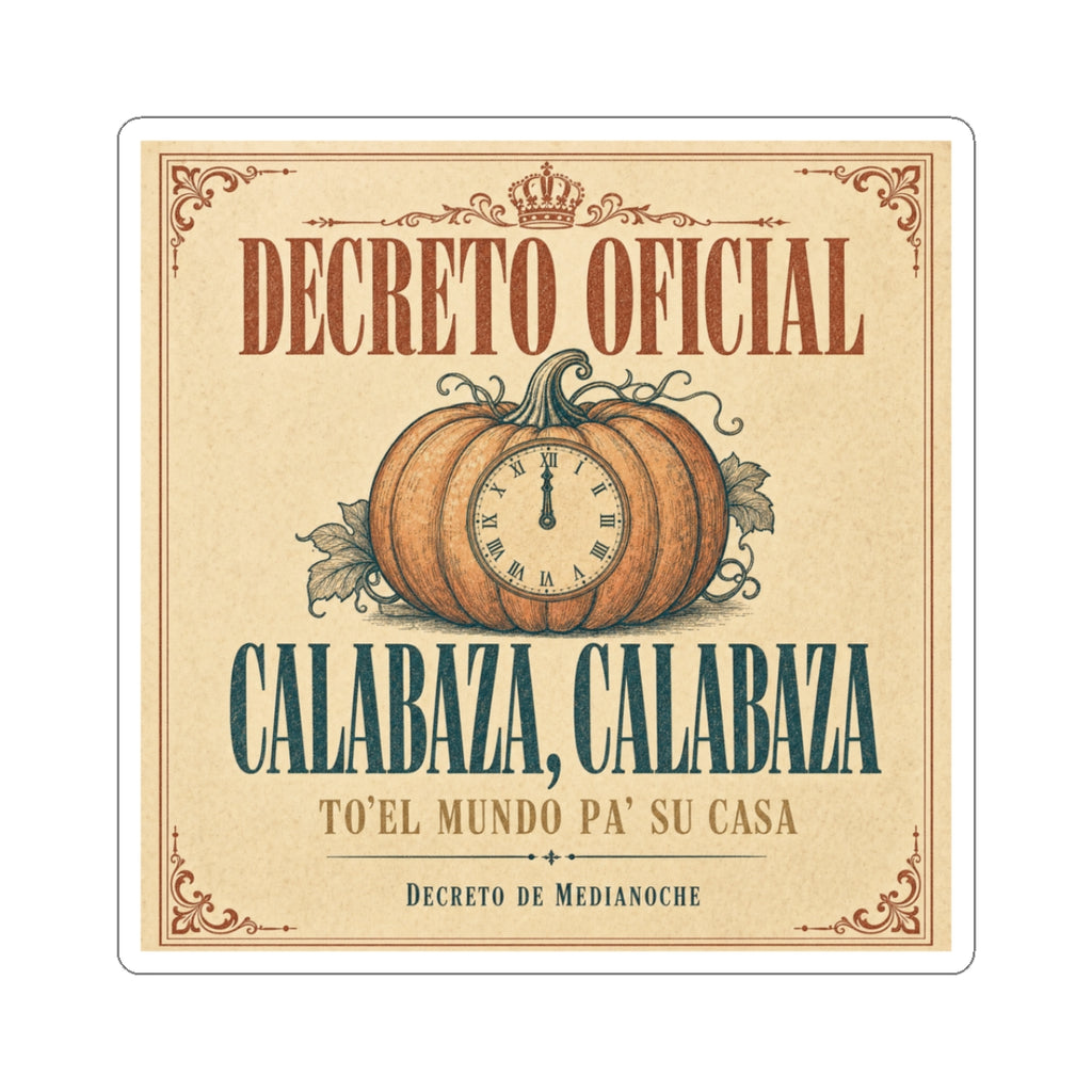 Calabaza, Calabaza — Sticker