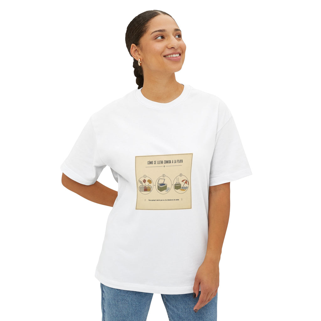 Cómo Se Lleva Comida a la Playa — Camiseta