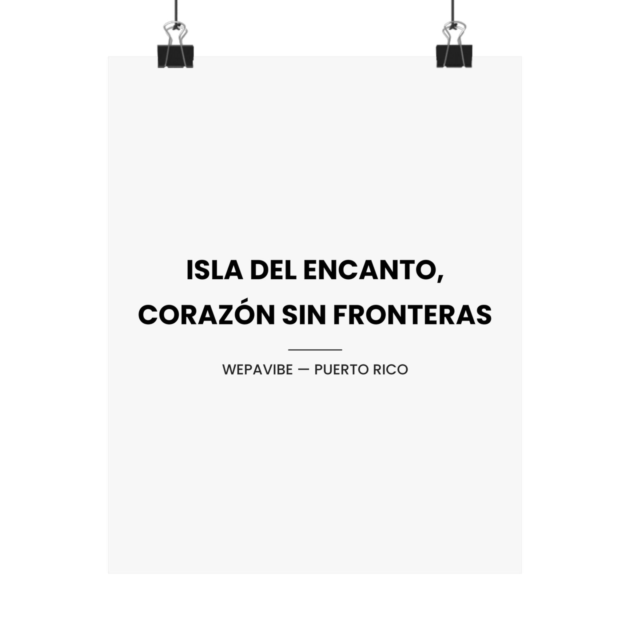 Isla del Encanto — Póster