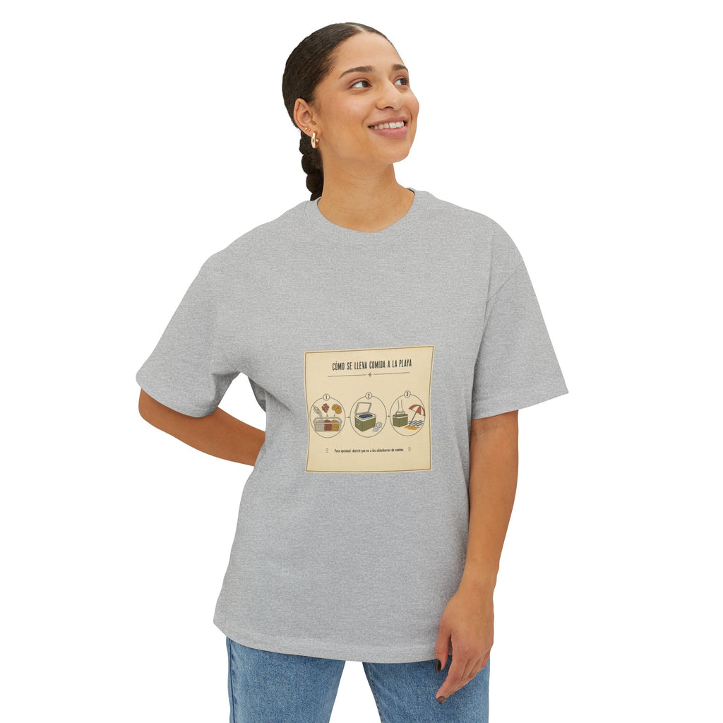 Cómo Se Lleva Comida a la Playa — Camiseta