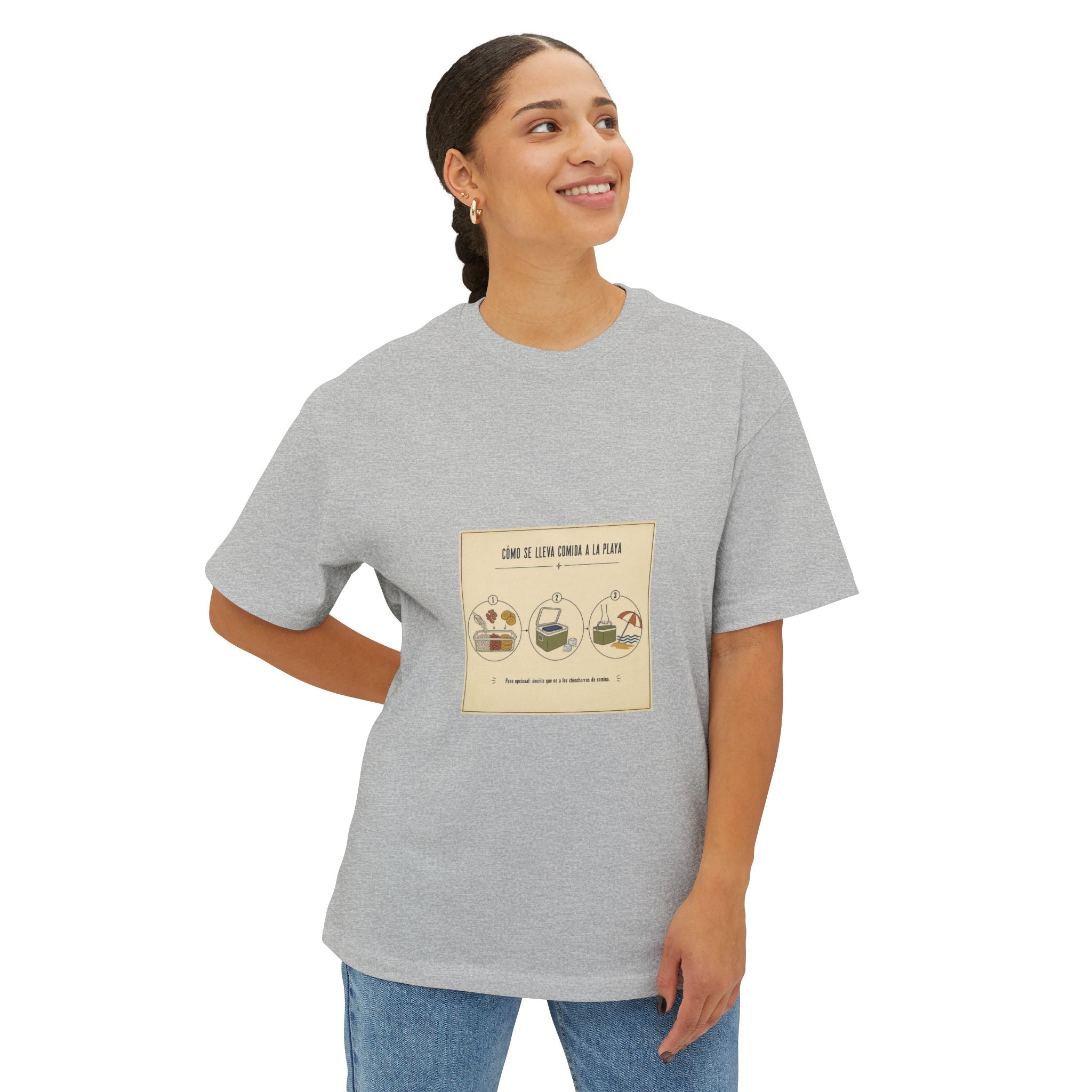 Cómo Se Lleva Comida a la Playa — Camiseta