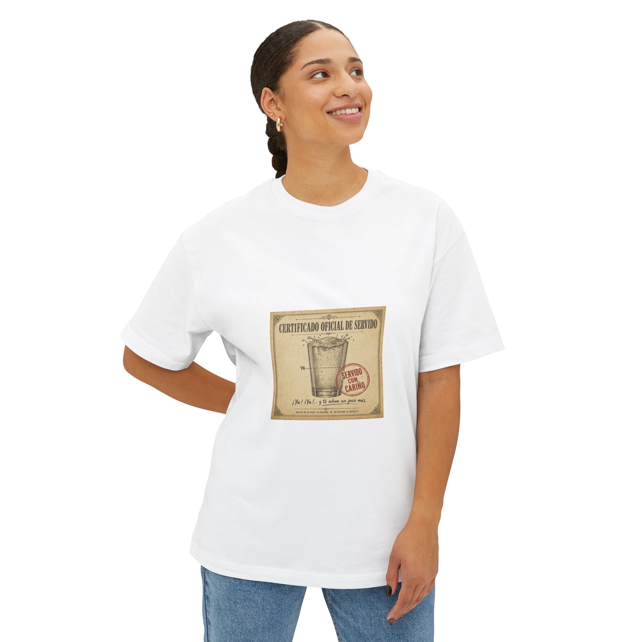 Certificado Oficial de Servido — Camiseta