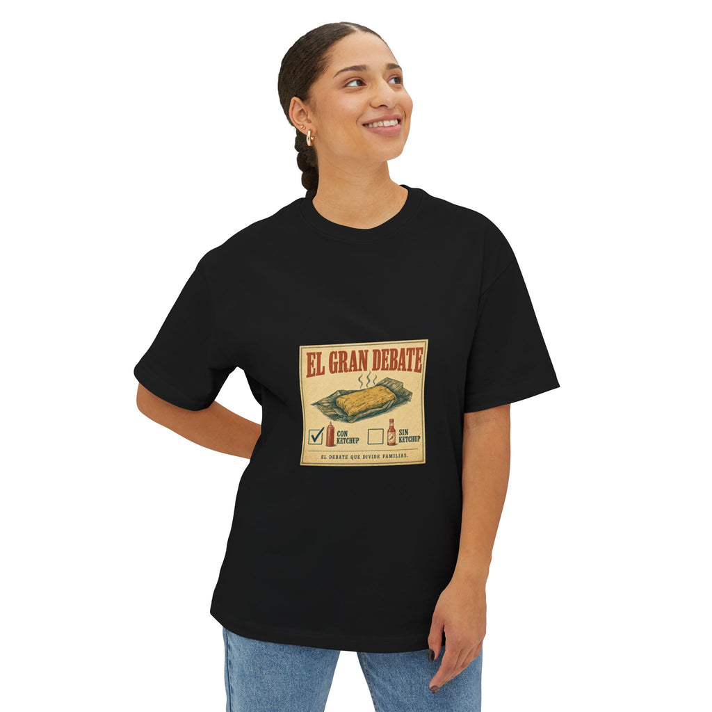 El Gran Debate: Pastel Con o Sin Ketchup — Camiseta