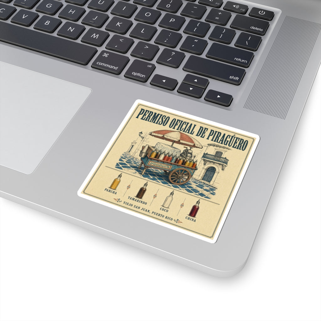 Permiso Oficial de Piragüero — Sticker