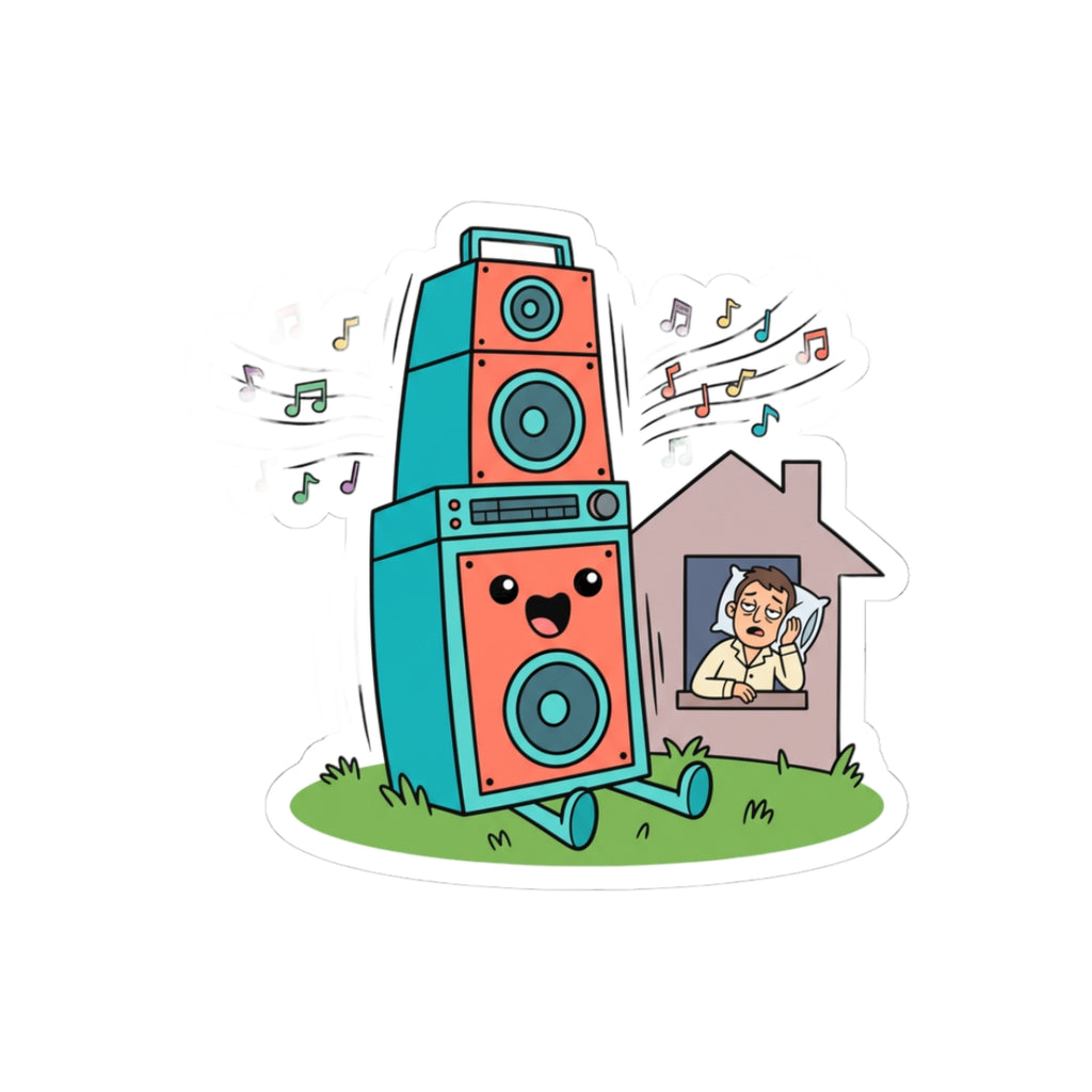 8AM Sábado Y Ya Hay Perreo — Sticker