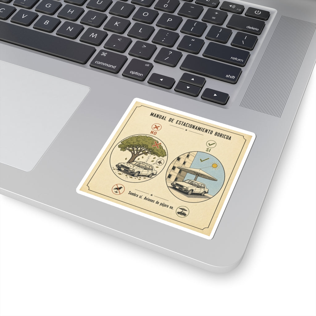 Manual de Estacionamiento Boricua — Sticker